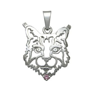 Cat – Maine Coon K – Silver Pendant 925/1000 - 1