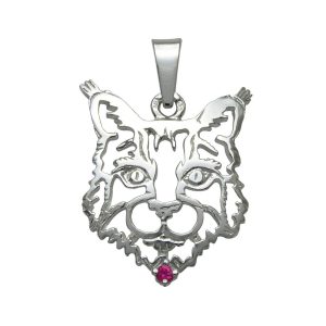 Cat – Maine Coon K – Silver Pendant 925/1000 - 2