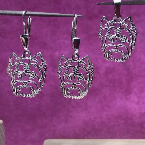 Yorkshire Terrier – Pendente in argento 925/1000 - 1