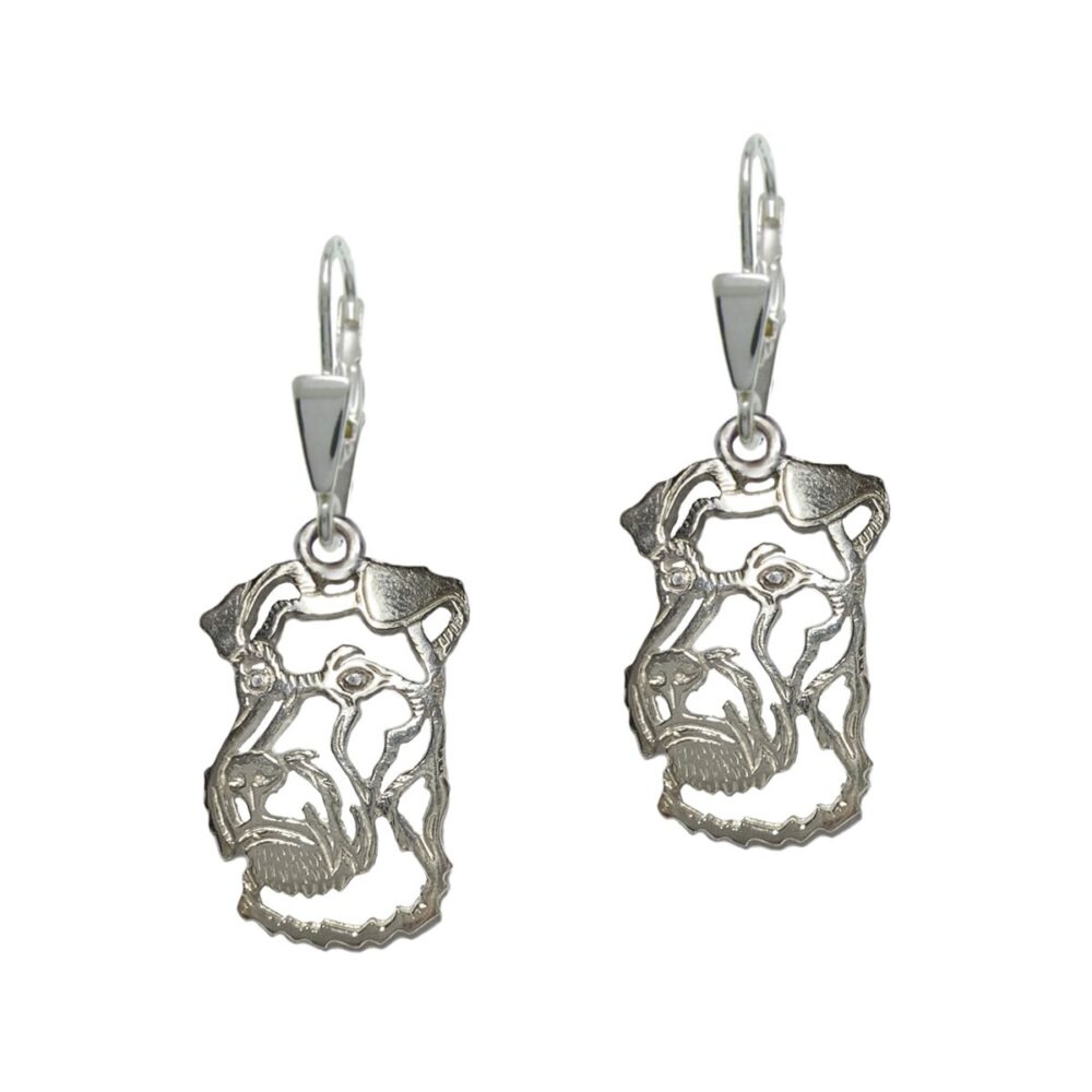 Irish Terrier – Silver Earrings 925/1000 - 1