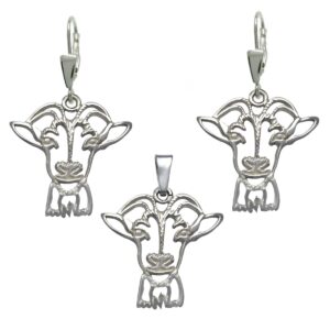 Goat – silver sterling earring - 2