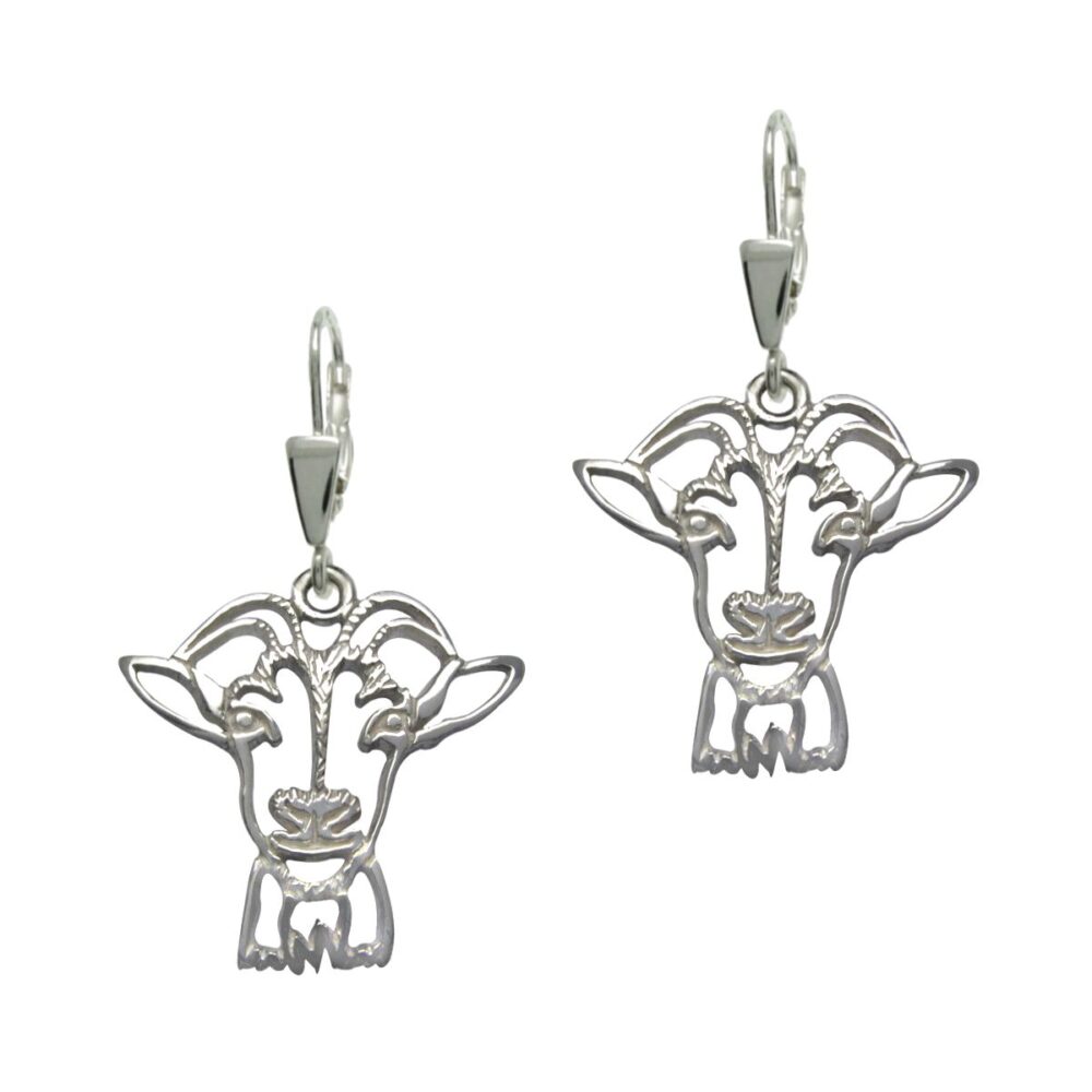 Goat – silver sterling earring - 1