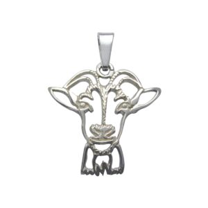 Goat – silver sterling earring - 1