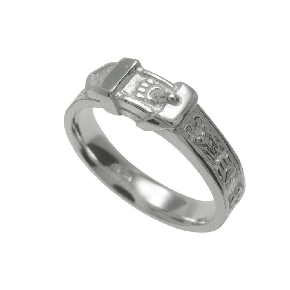 Obojek s tlapkou – stříbrný prsten 925/1000 - 1