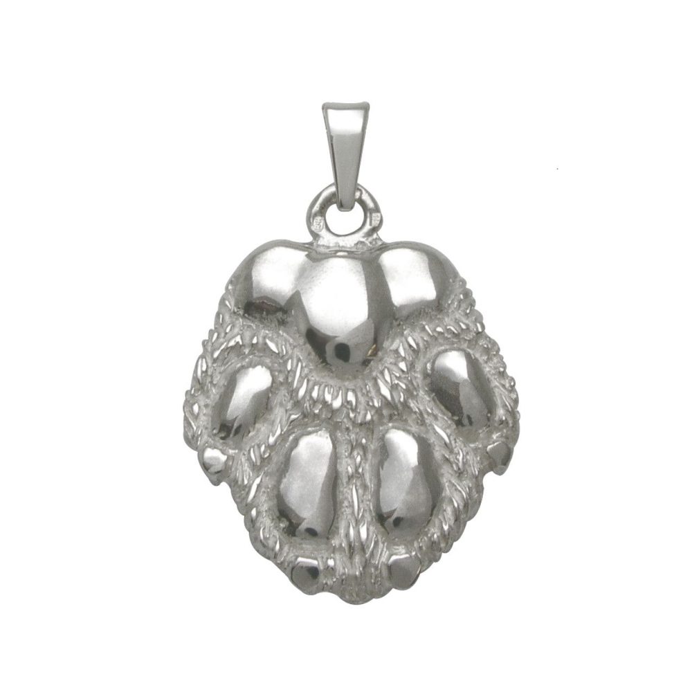 Paw big – dog – silver sterling pendant - 1