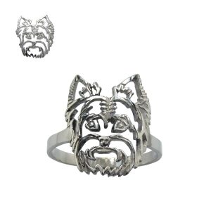 Yorkshire Terrier – Anello in argento 925/1000 - 1