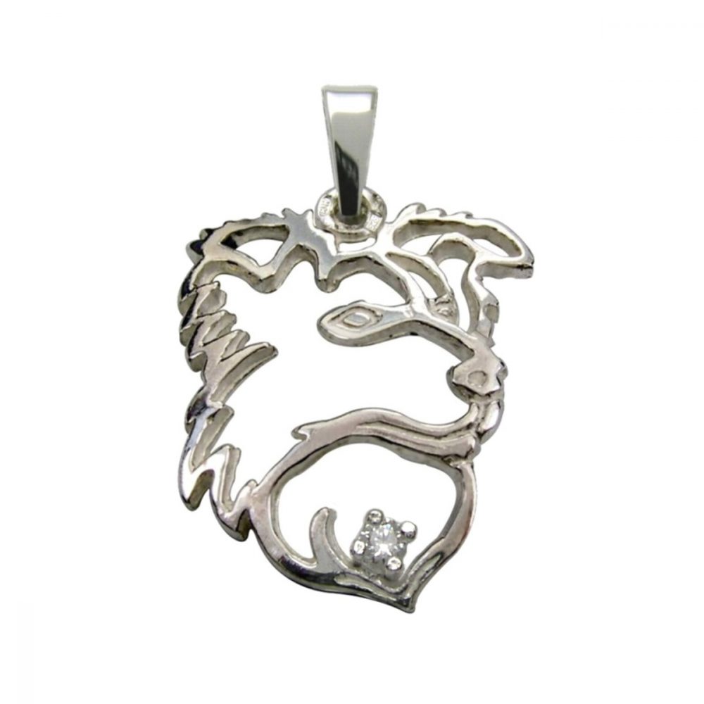 Border Collie K – Silver Pendant 925/1000 - 1