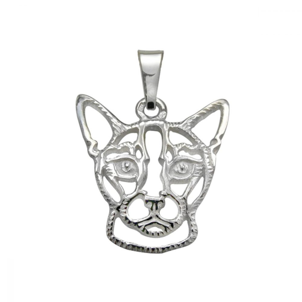 Abyssinian- silver sterling pendant - 1