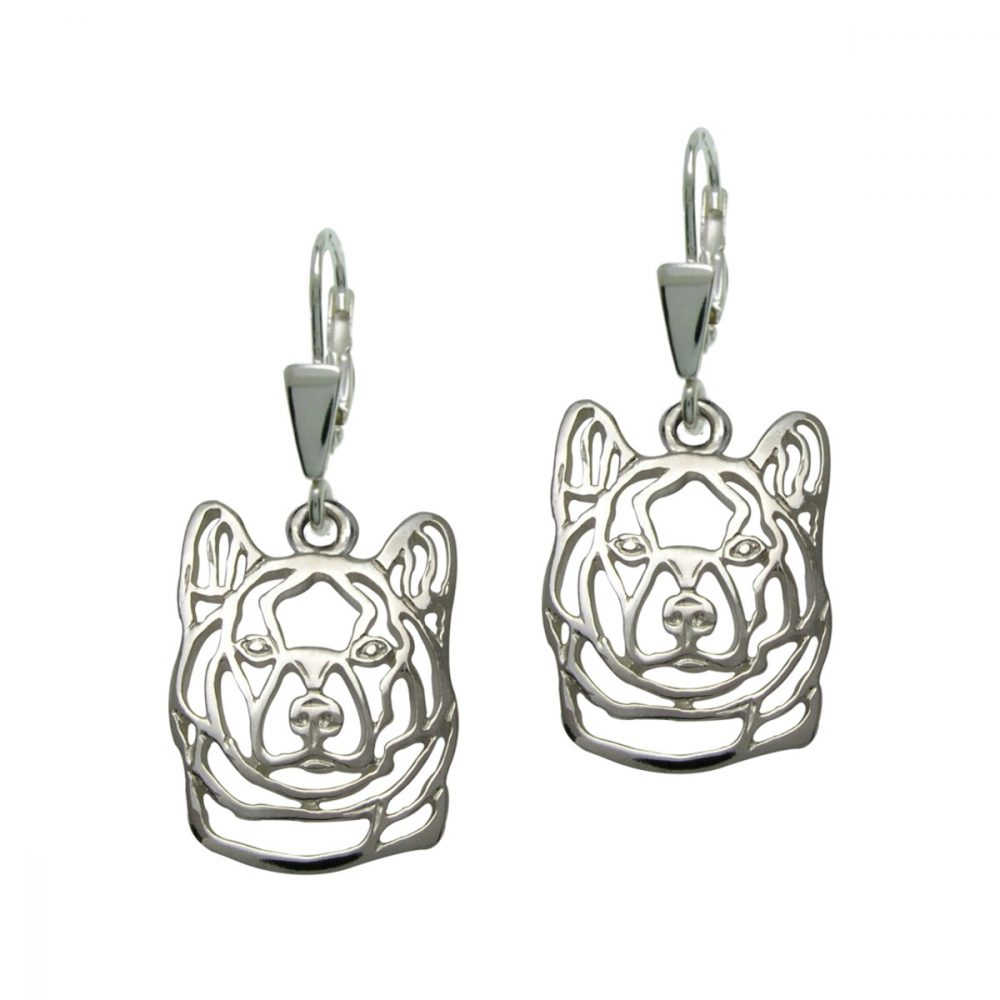 Akita – silver sterling earrings - 1