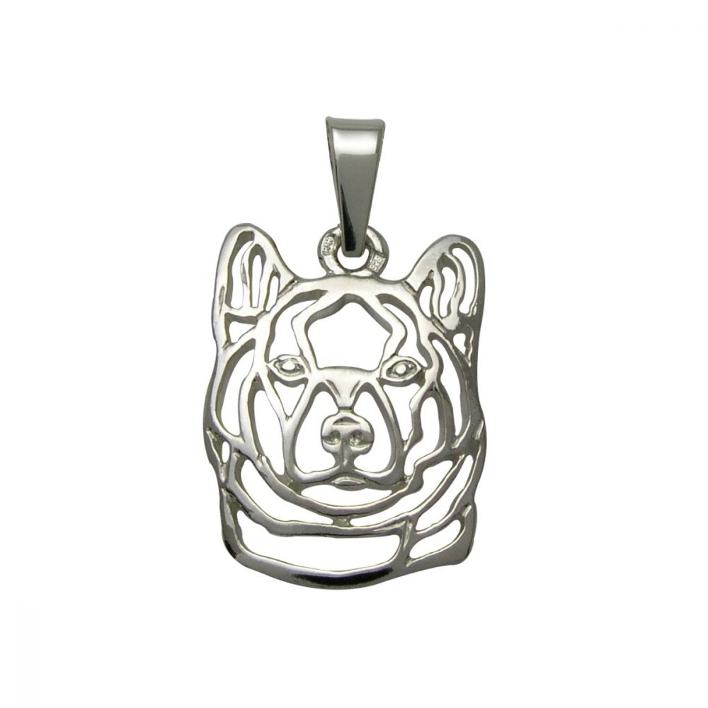 Akita – silver sterling pendant - 1