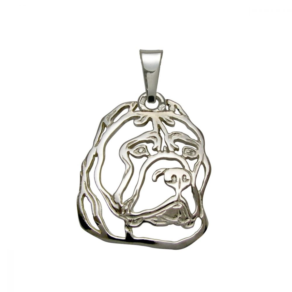 American Bully – silver sterling pendant - 1