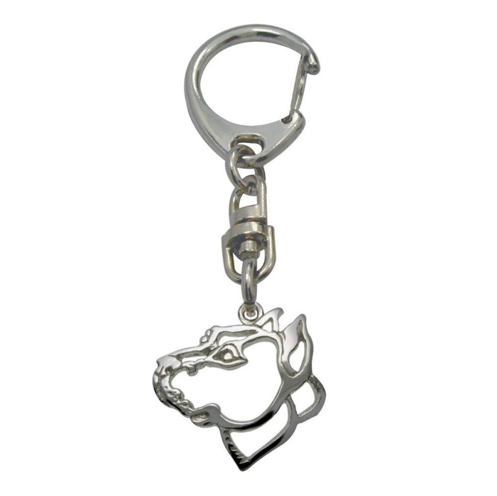 American Pit Bull Terrier I – keyring - 1