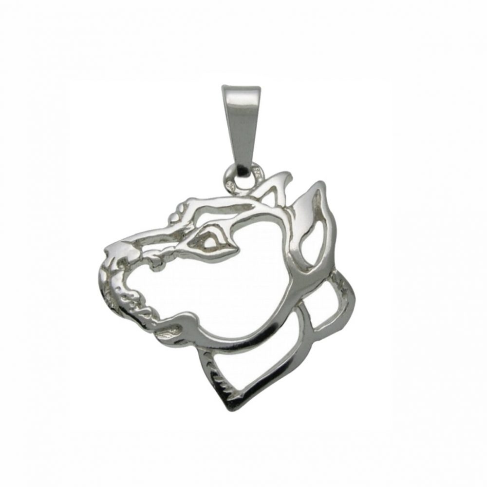 American Pit Bull Terrier I – silver sterling pendant - 1