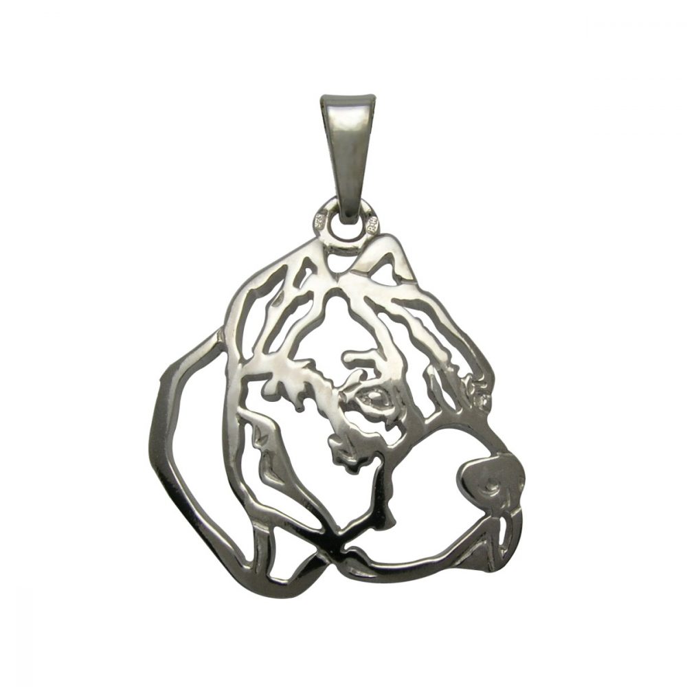 Dogo Argentino II – silver sterling pendant - 1