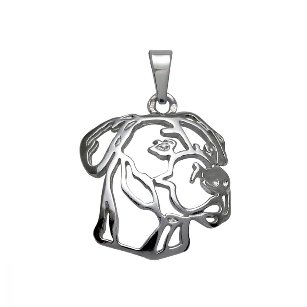 Dogo Argentino I – silver sterling pendant - 1