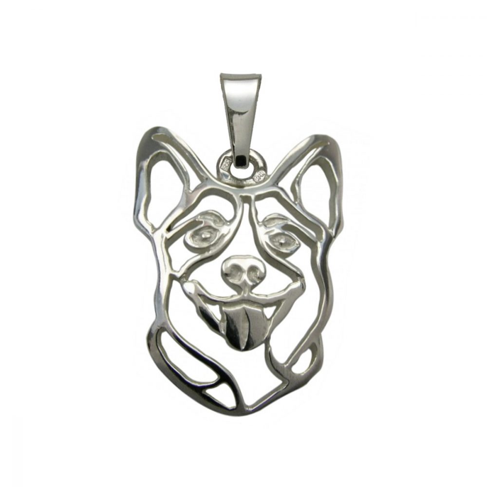 Australian Cattle Dog – silver sterling pendant - 1