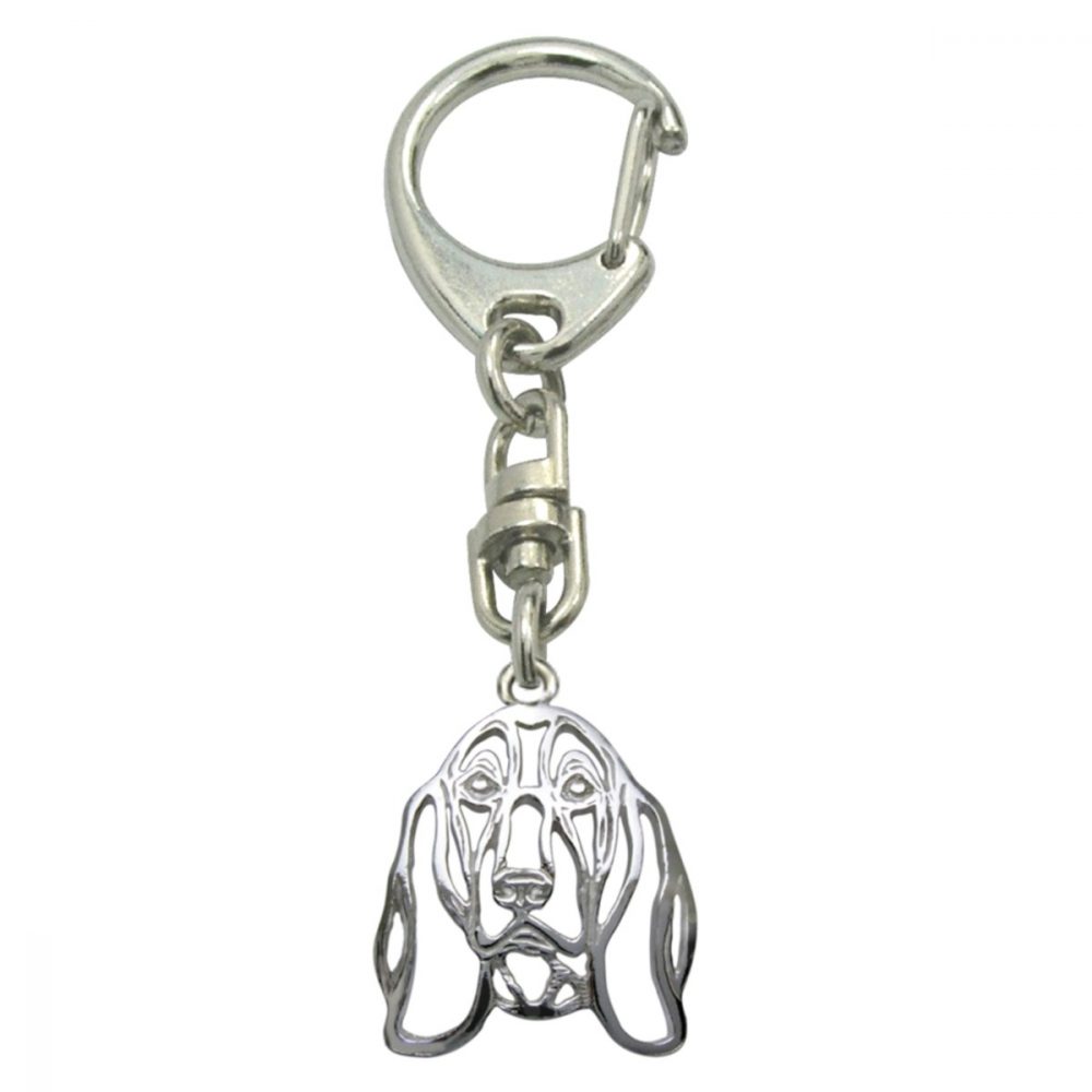 Basset hound II – keyring - 1