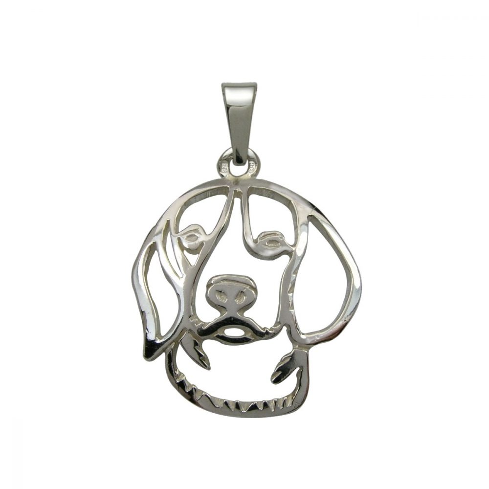 Beagle – silver sterling pendant - 1