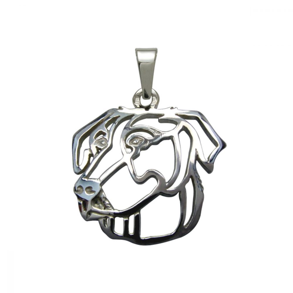 Beauceron – silver sterling pendant - 1