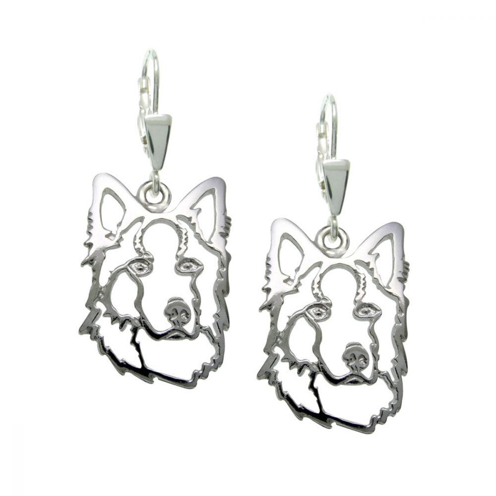 Berger Blanc Suisse I – silver sterling earrings - 1