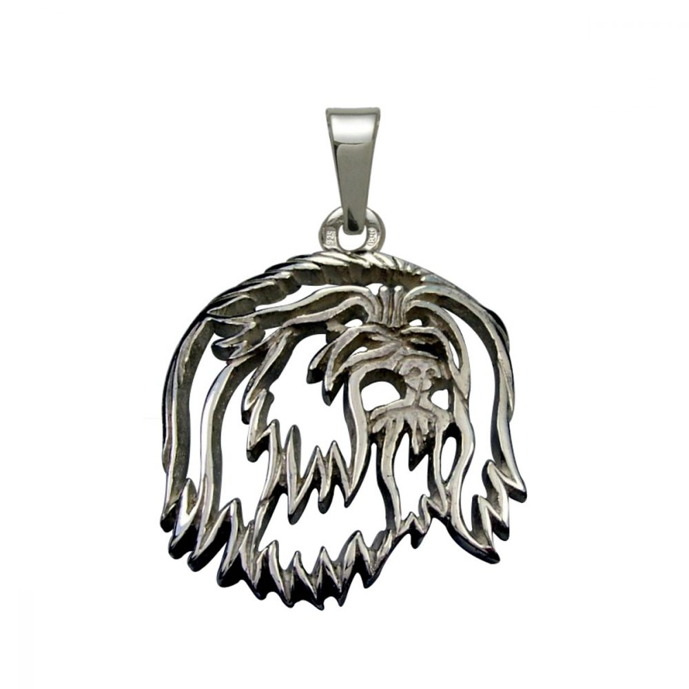 Briard – silver sterling pendant - 1