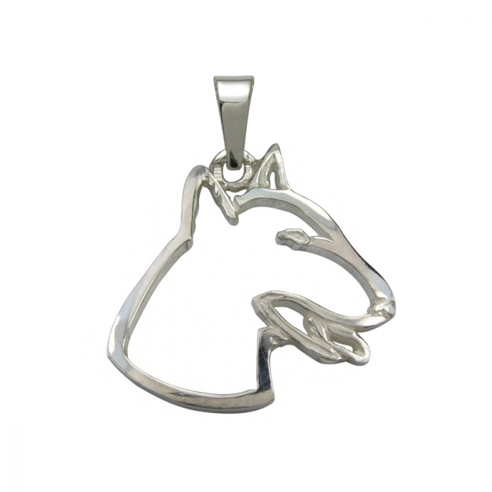 Bull Terrier I – silver sterling pendant - 1