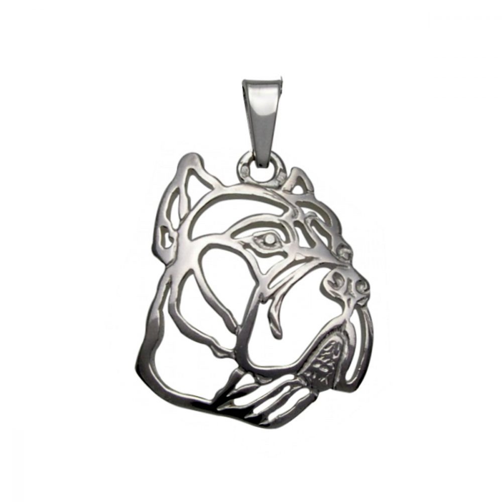 Cane Corso II – silver sterling pendant - 1