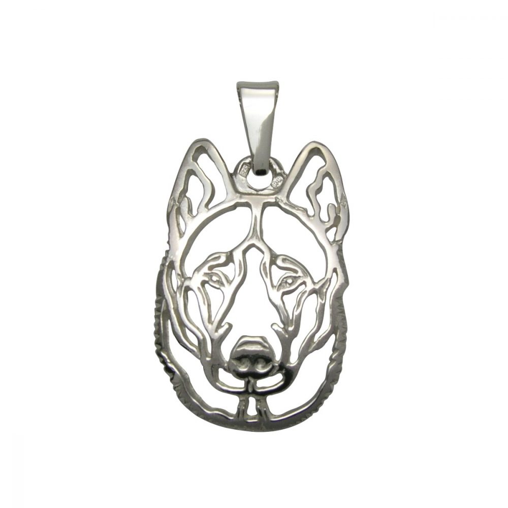 Czechoslovakian Wolfdog – silver sterling pendant - 1