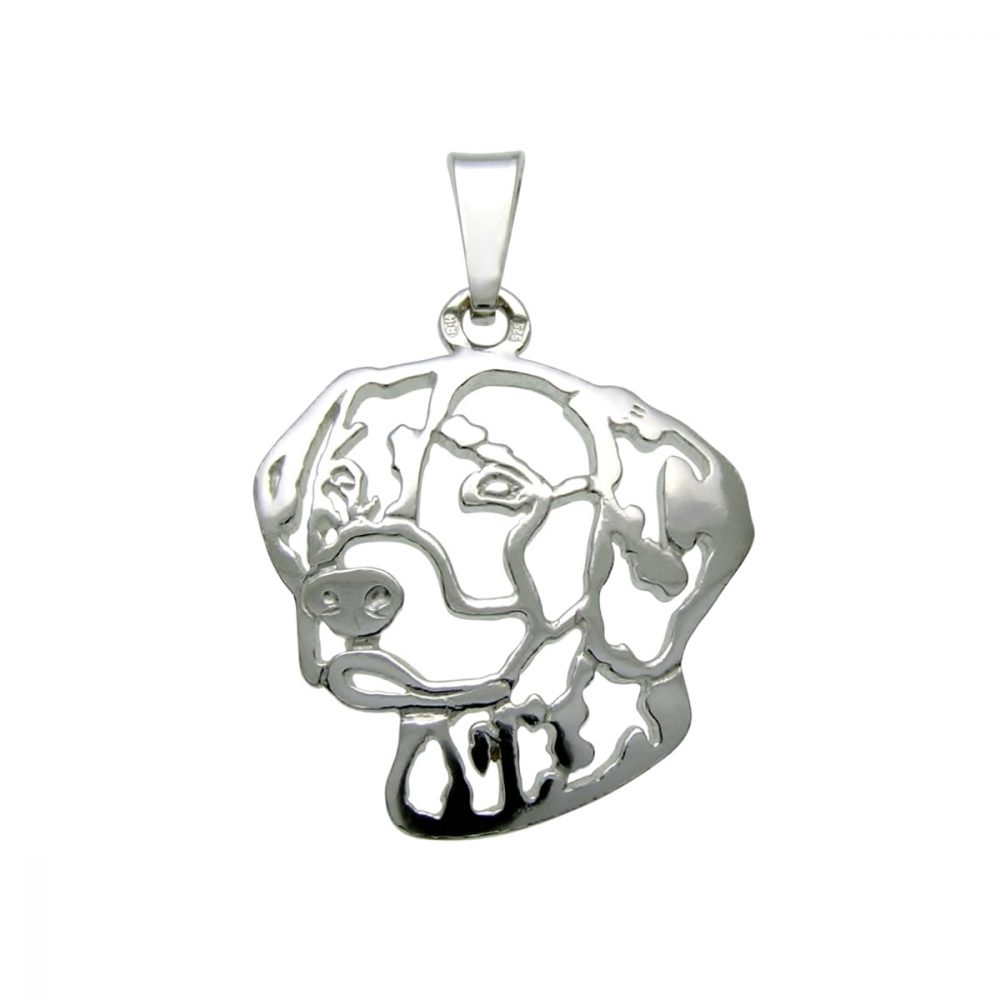Dalmatian – silver sterling pendant - 1