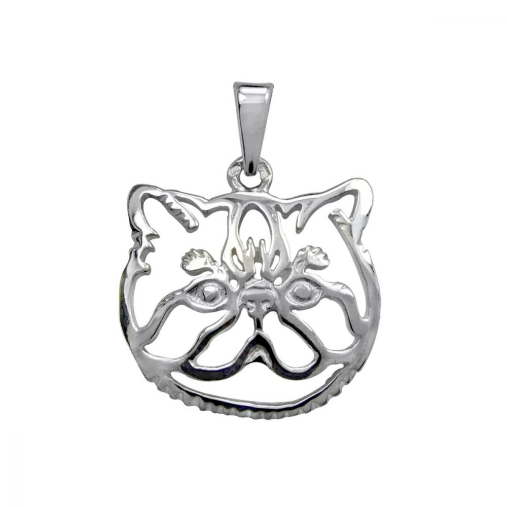 Exotic Shorthair – silver sterling pendant - 1