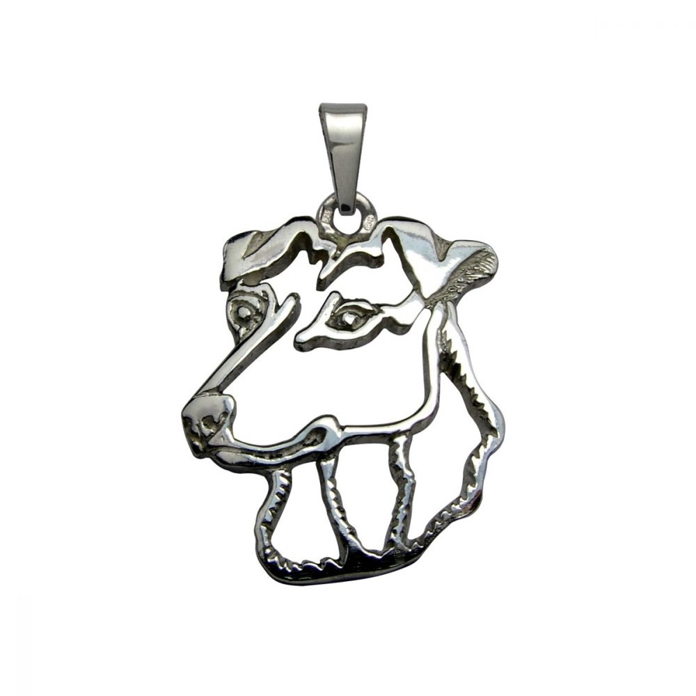 Smooth Fox Terrier – silver sterling pendant - 1