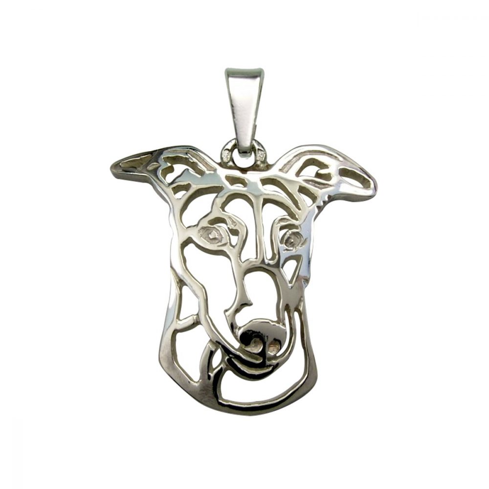 Greyhound – silver sterling pendant - 1