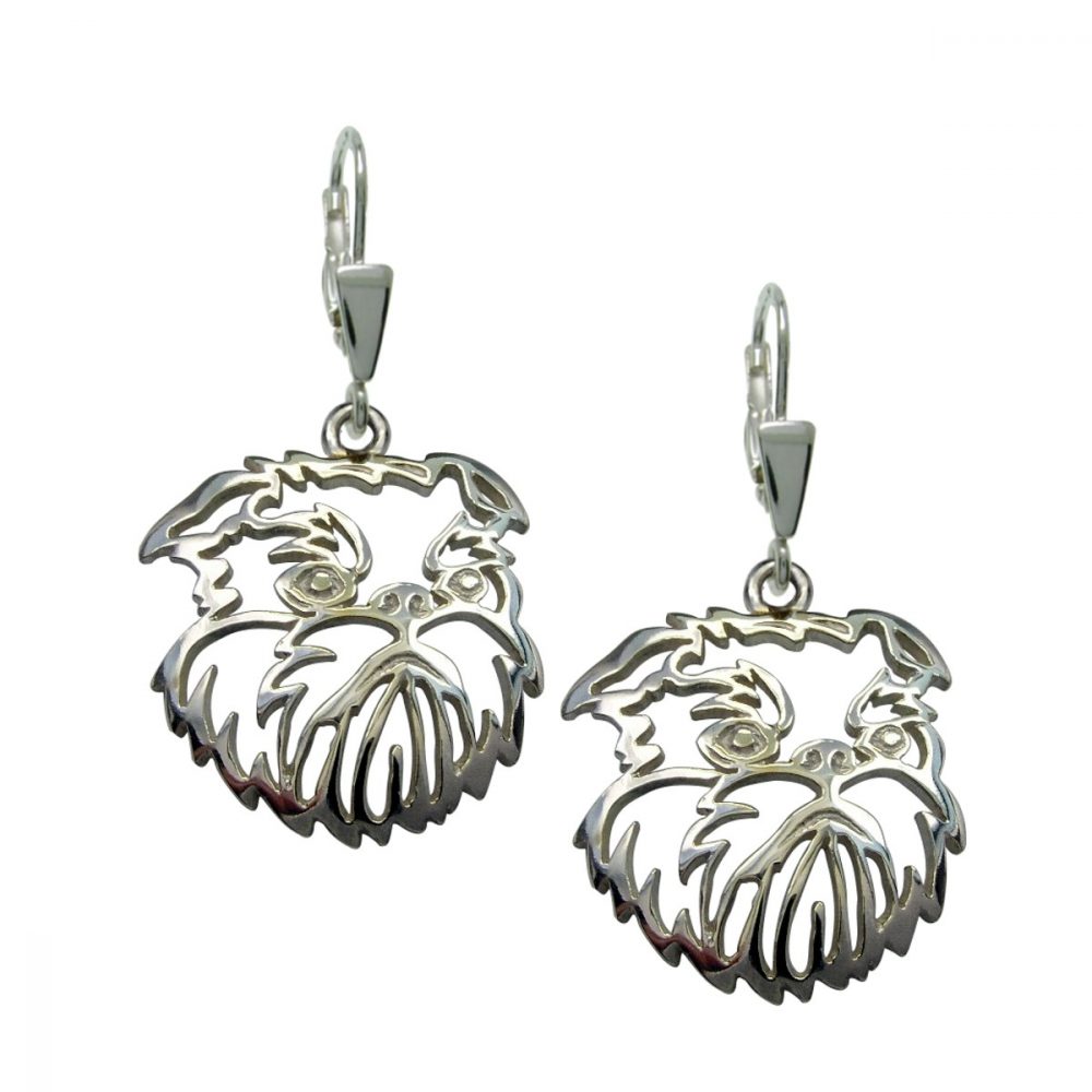 Griffon – silver sterling earrings - 1