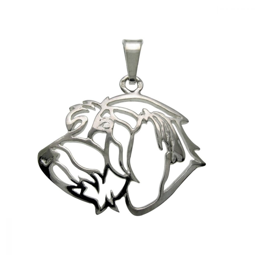 Irish Wolfhound – silver sterling pendant - 1