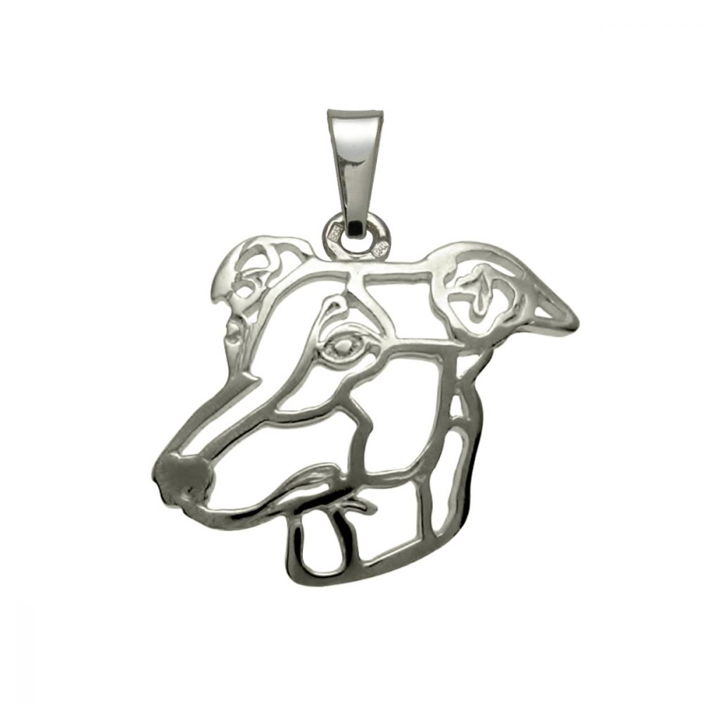 Italian Greyhound – silver sterling pendant - 1