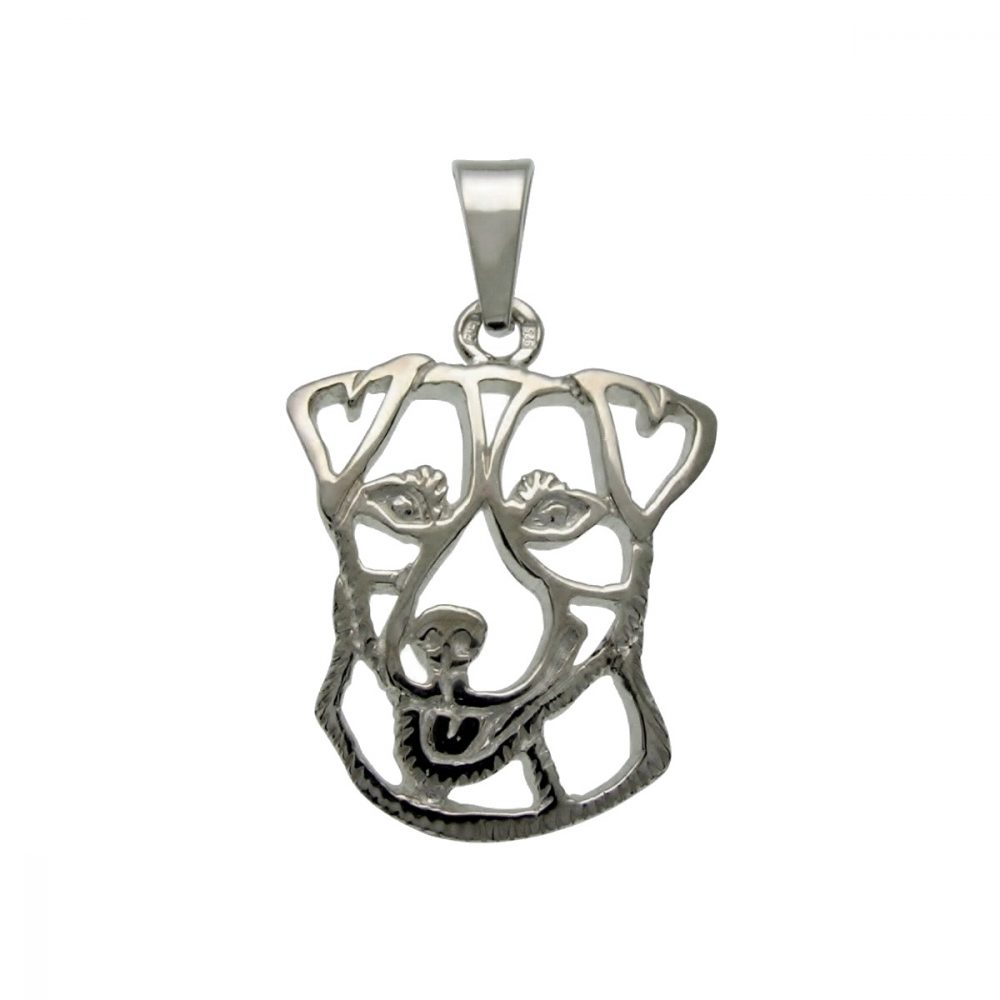 Jack Russel terier – silver sterling pendant - 1