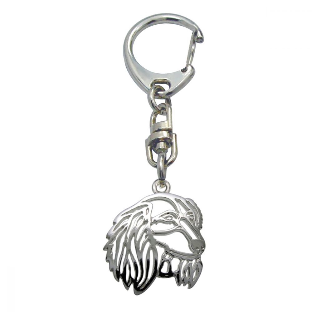 Longhaired Dachshund – keyring - 1