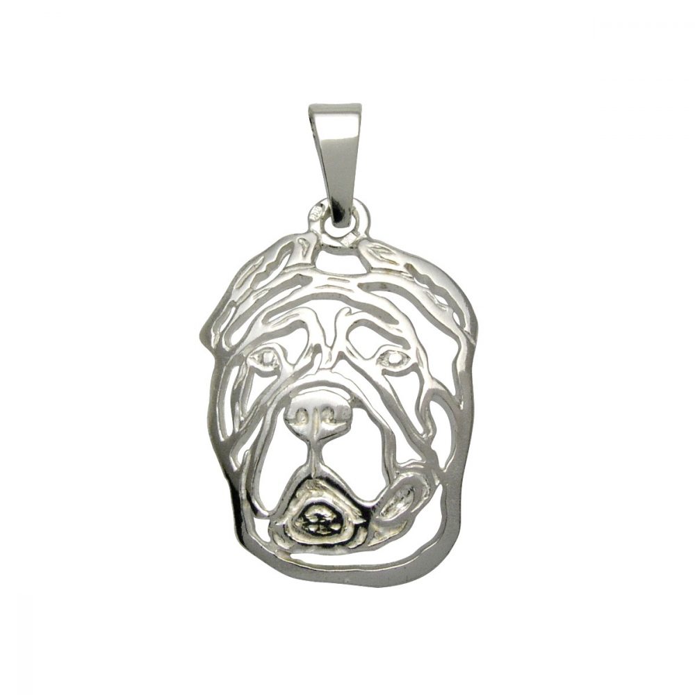 Dogo Canario – silver sterling pendant - 1