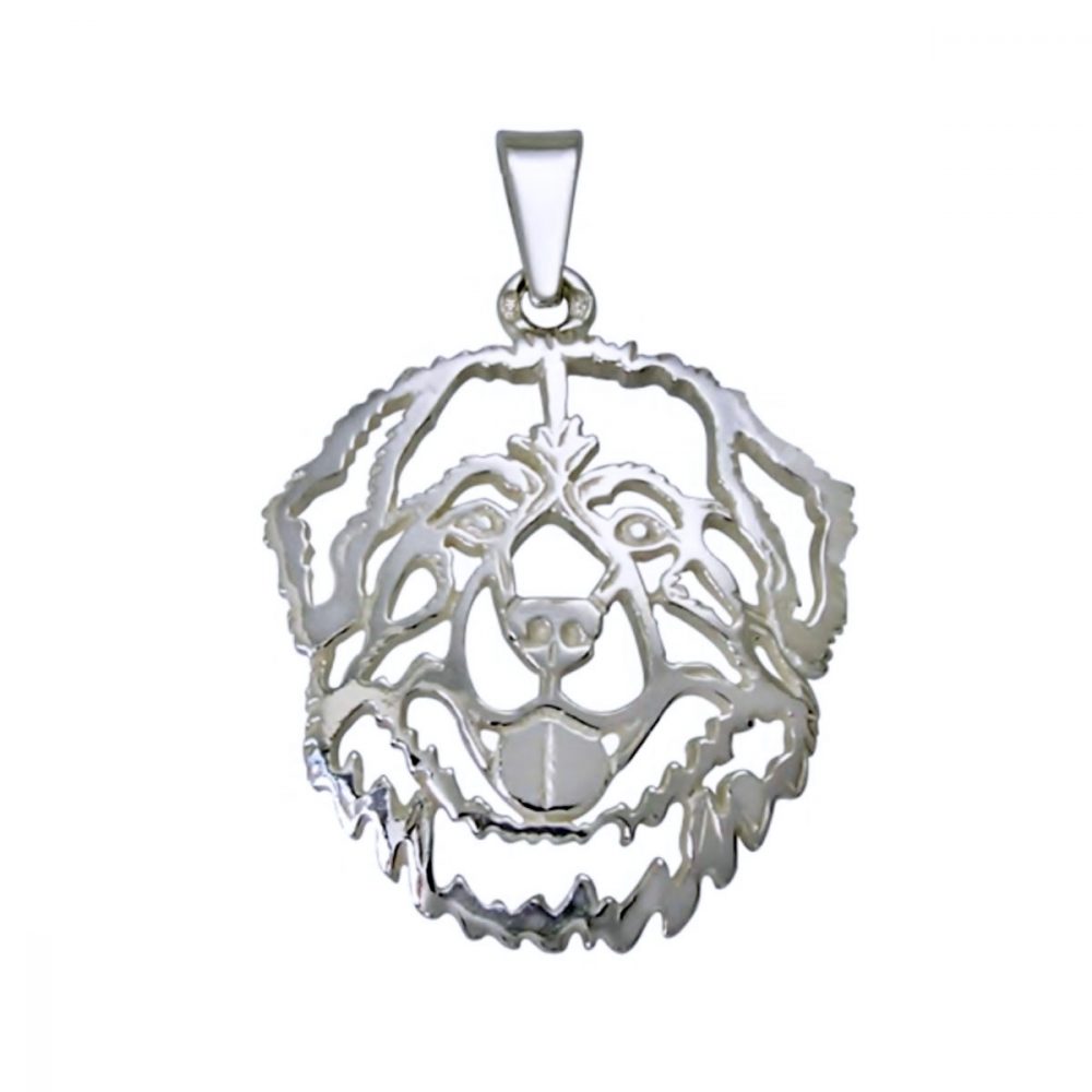 Caucasian Shepherd Dog – silver sterling pendant - 1