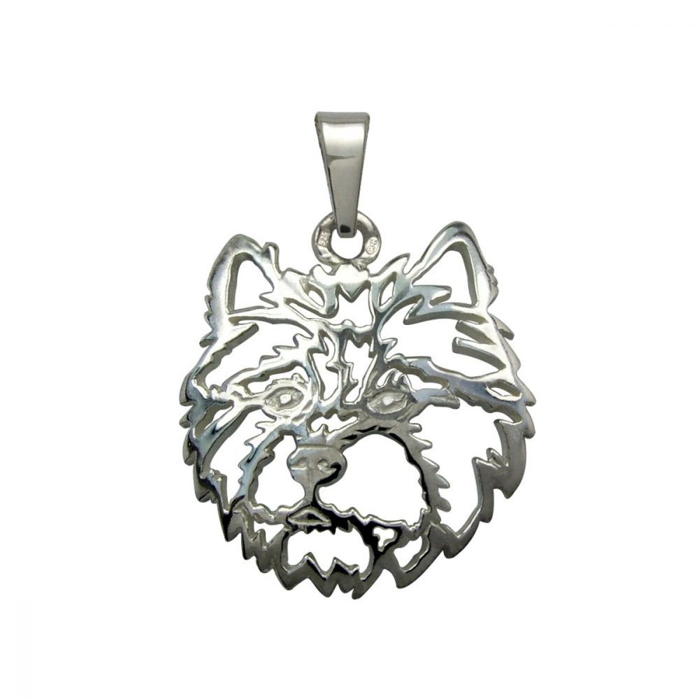 Cairn terrier – silver sterling pendant - 1