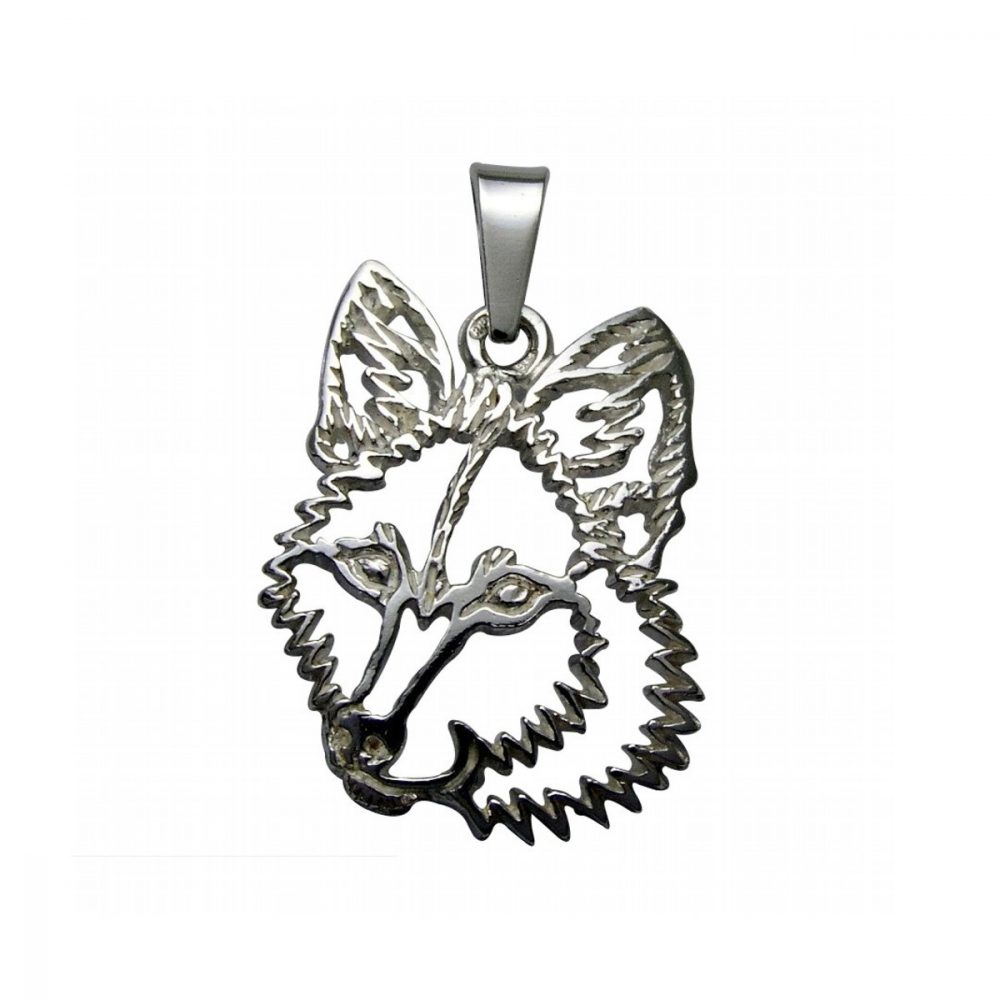 Coyote – silver sterling pendant - 1