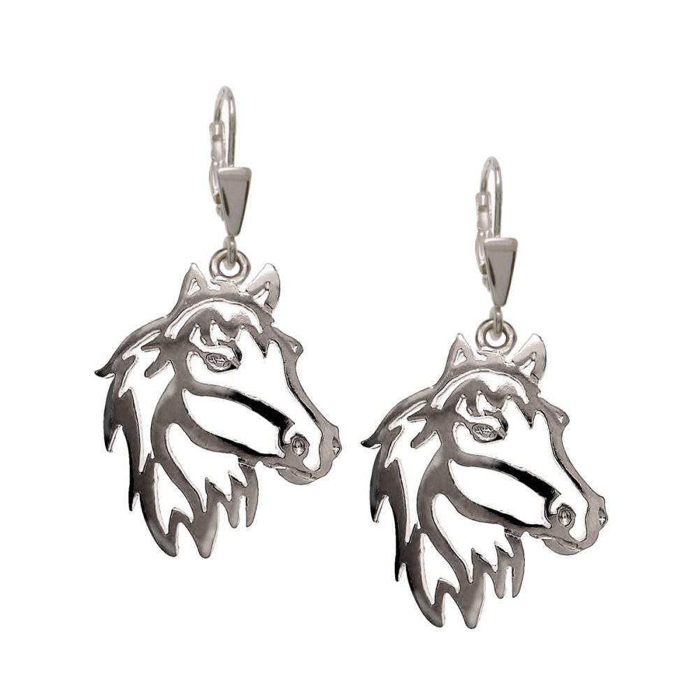 Horse – silver sterling earring - 1