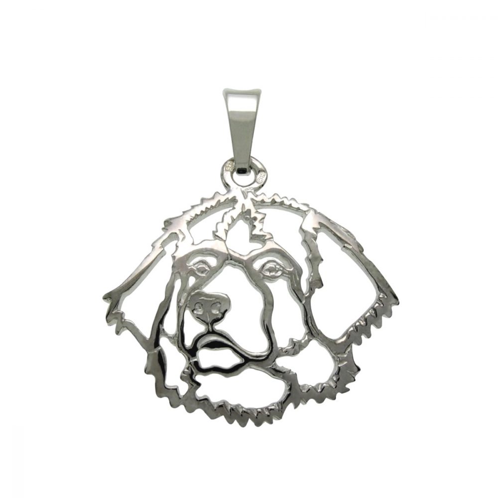 Leonberger – silver sterling pendant - 1