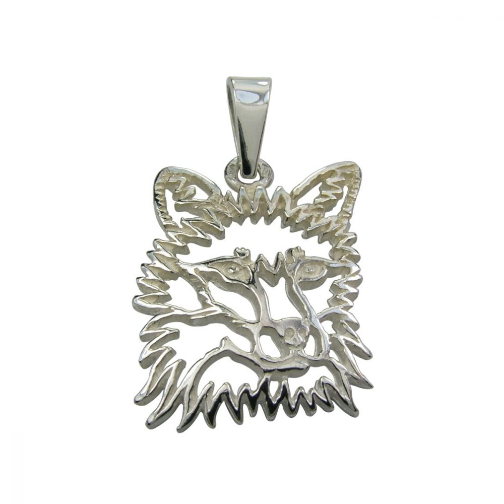 Fox – silver sterling pendant - 1