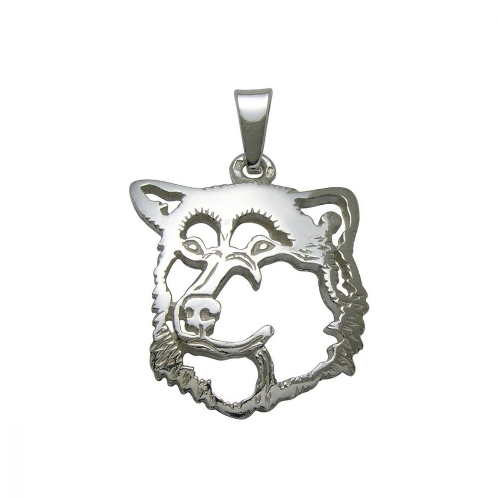 Alaskan Malamute – silver sterling pendant - 1