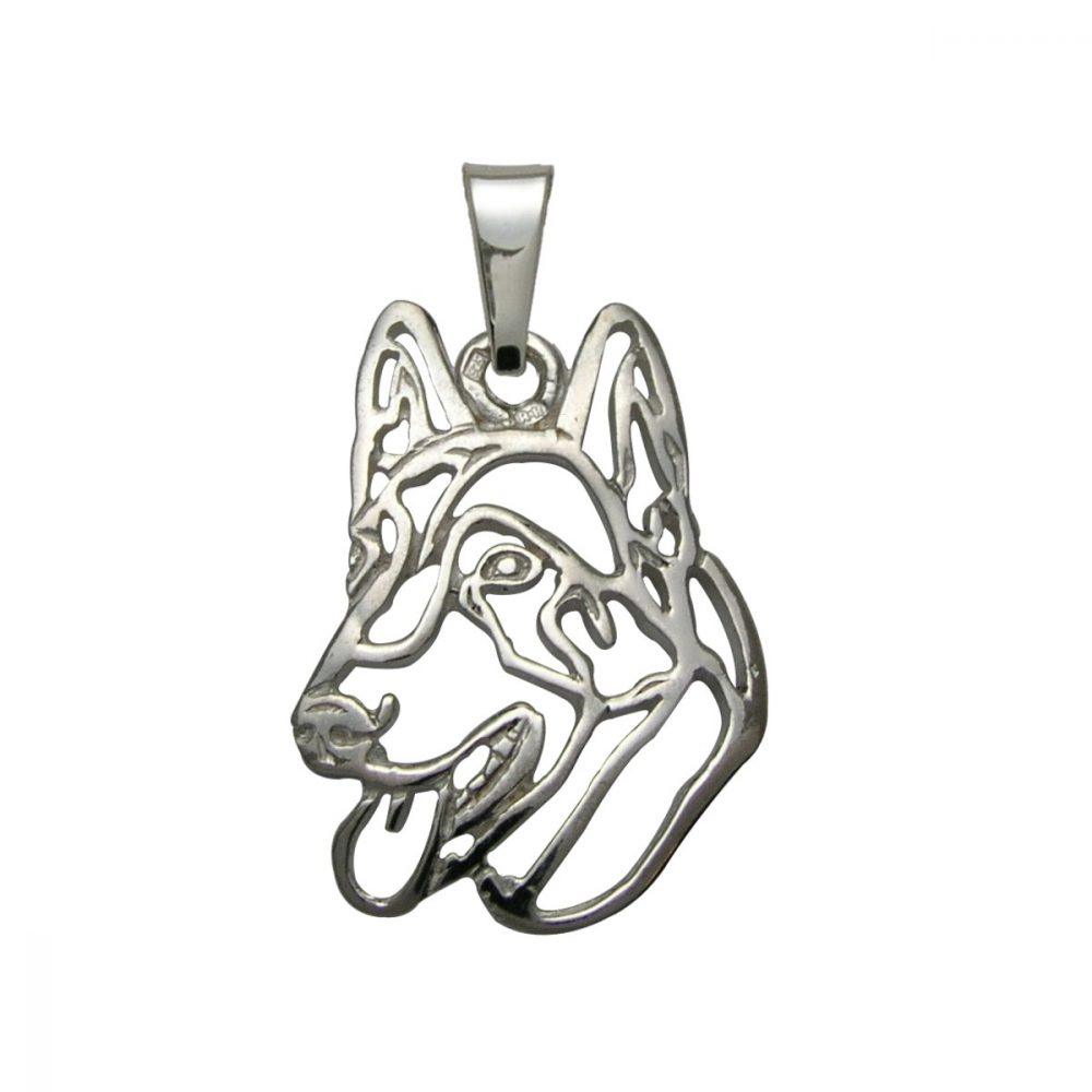 Malinois II – silver sterling pendant - 1