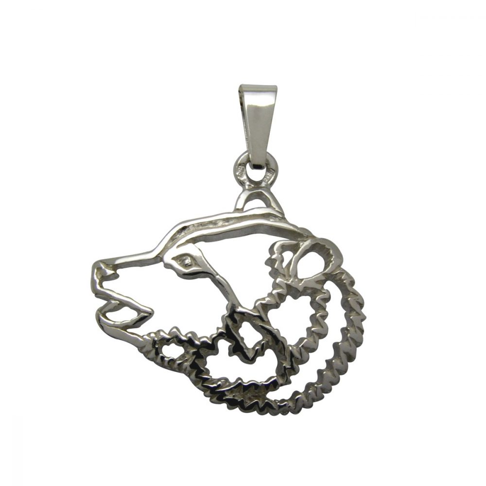 Brown bear – silver sterling pendant - 1
