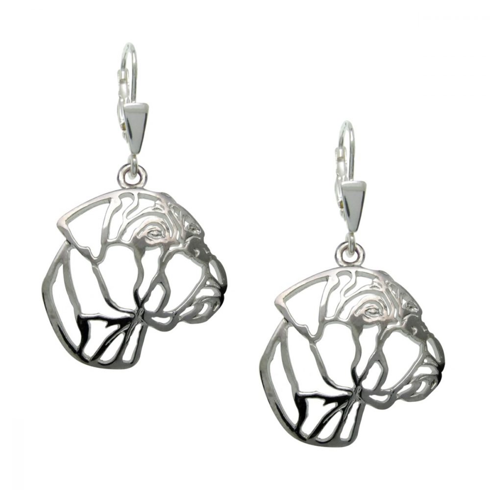 Deutsche Boxer – silver sterling earrings - 1