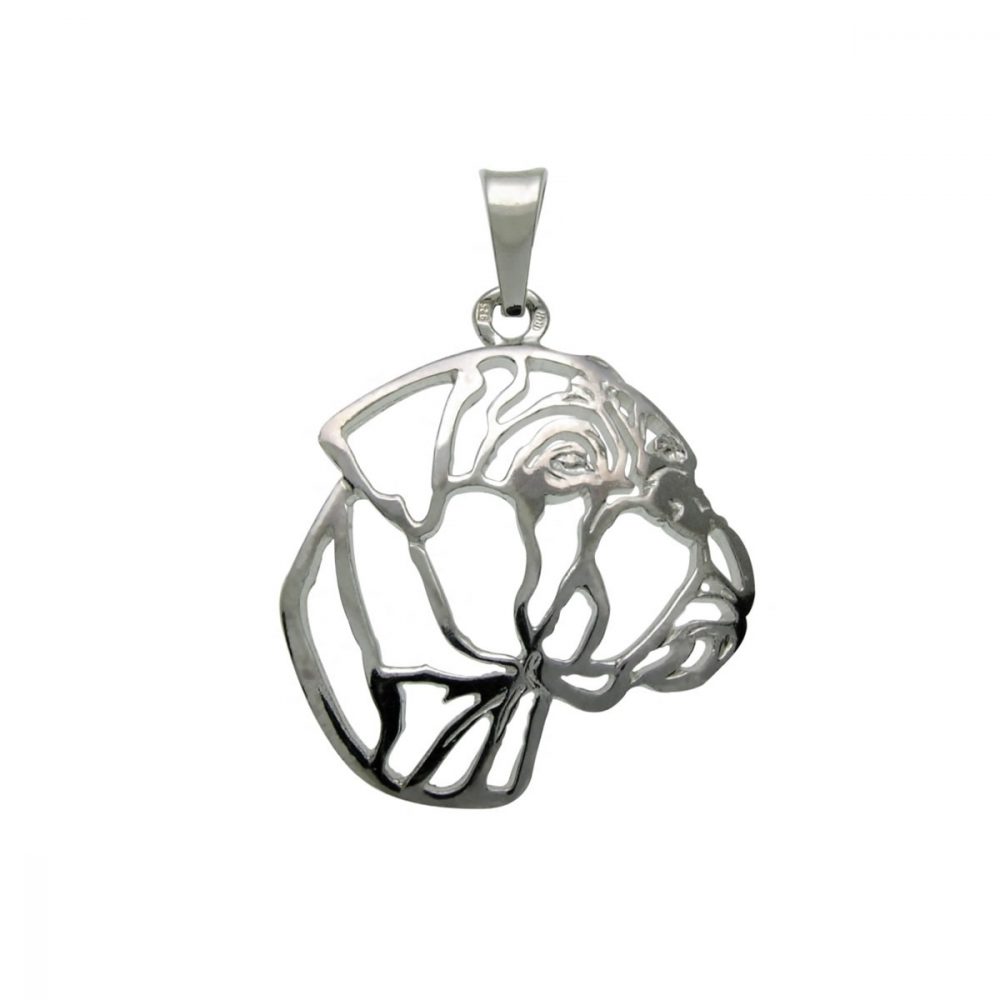 Deutsche Boxer – silver sterling pendant - 1