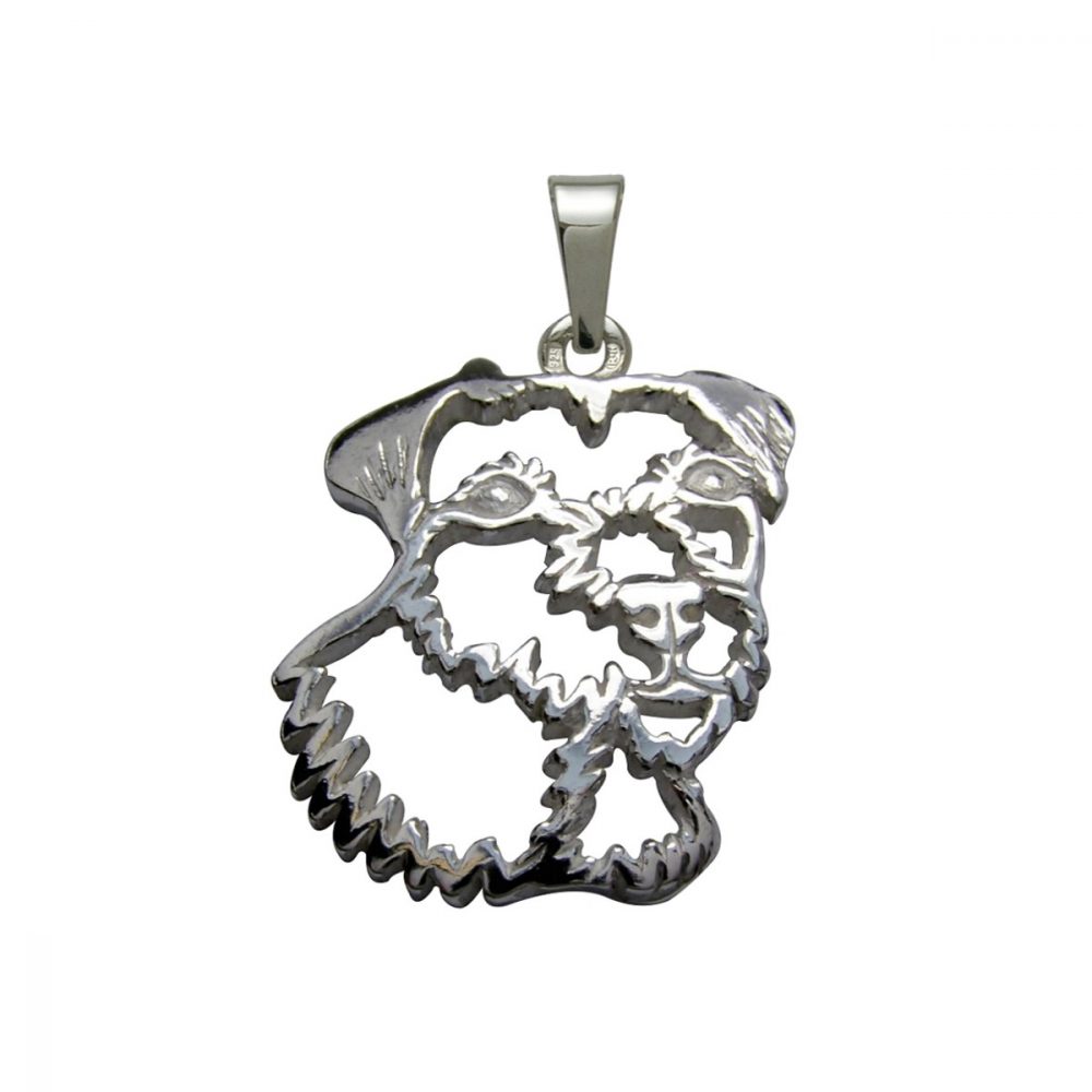 Parson Russel Terrier – silver sterling pendant - 1